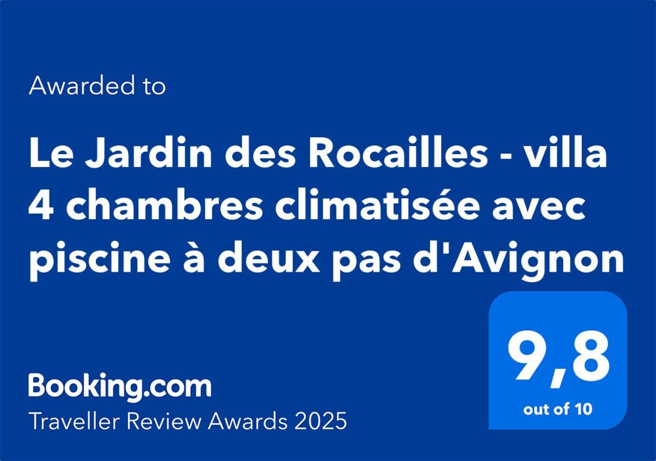 Le Jardin Des Rocailles - Villa 4 Chambres Climatisee Avec Piscine A Deux Pas D'Avignon Villeneuve-lès-Avignon Extérieur photo